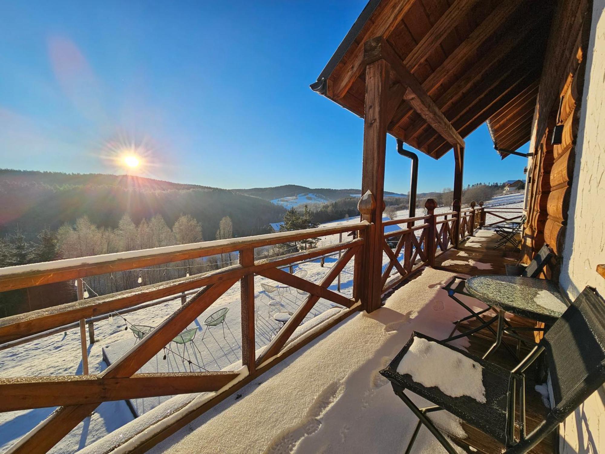 Polańczyk Chata W Bieszczadzie Apartamenty I Domki Z Sauna Bieszczady מראה חיצוני תמונה